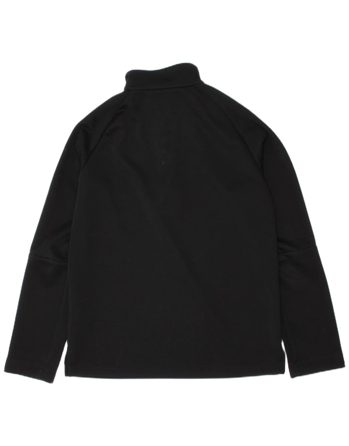 Adidas Haut de survêtement Climalite Zip Neck pour garçon 9-10 ans Noir