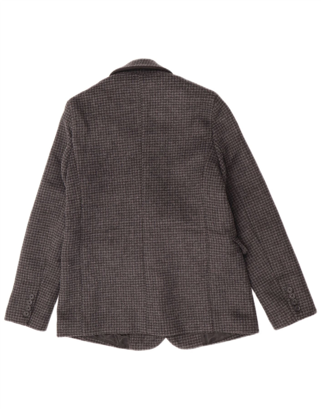 Abercrombie & Fitch Veste blazer à 1 bouton pour femme UK 6 XS Gris pied-de-poule