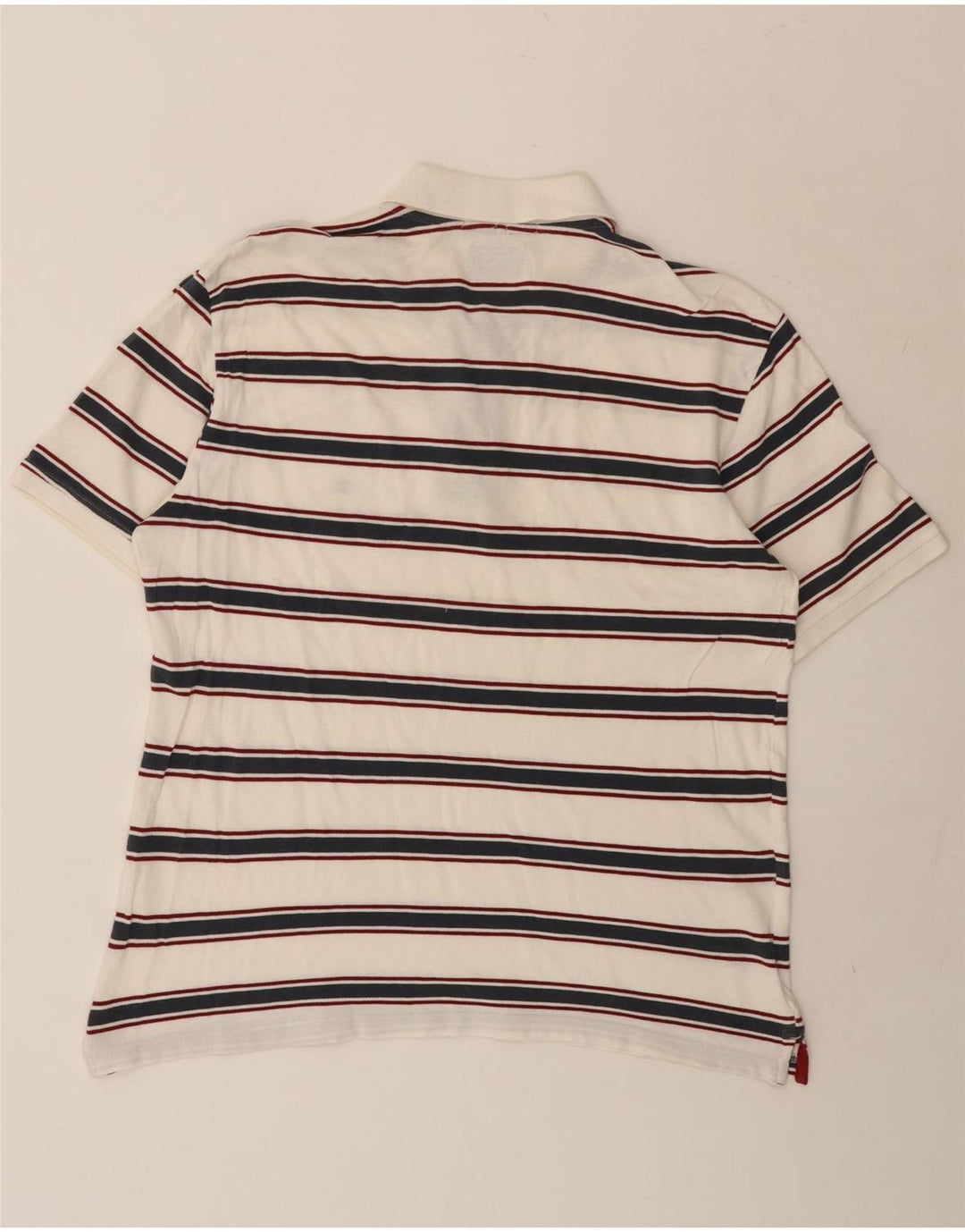 Champion Polo Easy Fit pour homme Large rayé blanc