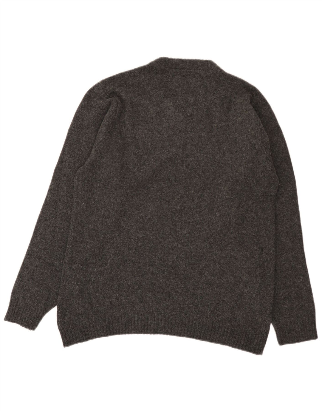 Tommy Hilfiger Pull col en V pour homme Petit gris laine d'agneau