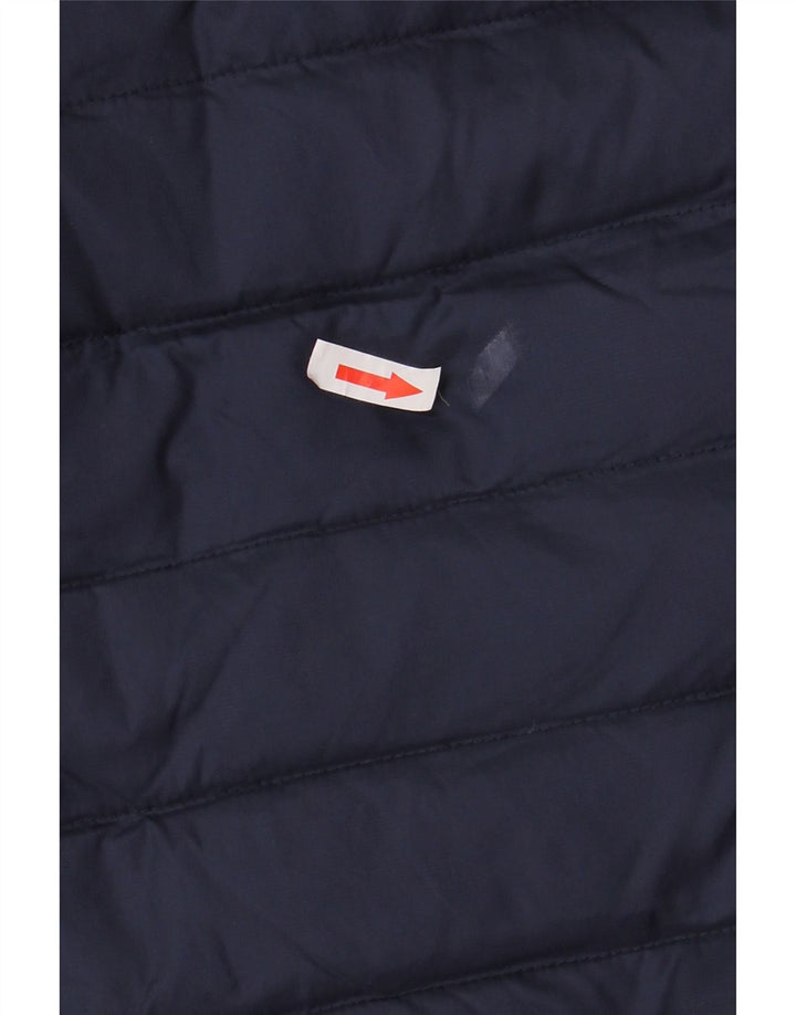 JACK WILLS Gilet rembourré pour femme UK 12 Medium Bleu Marine Polyamide