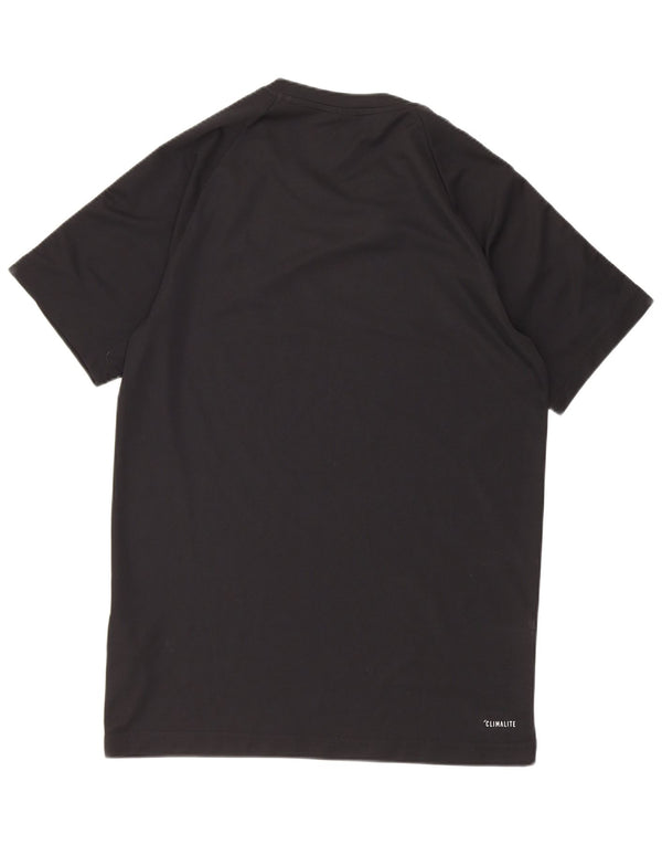 Adidas Hommes Climalite T-Shirt Haut Petit Noir Polyester