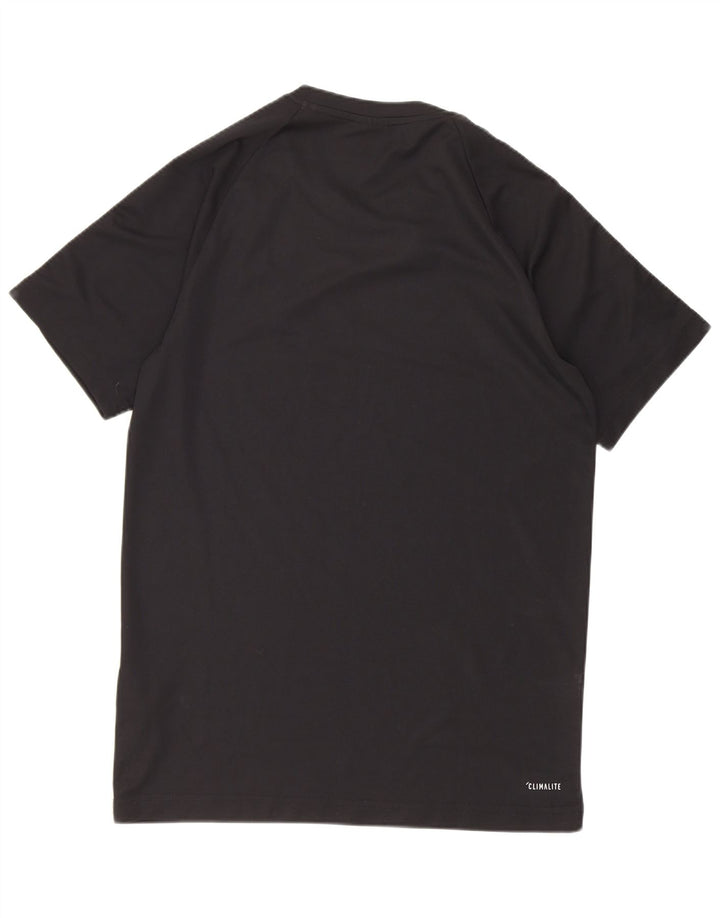 Adidas Hommes Climalite T-Shirt Haut Petit Noir Polyester