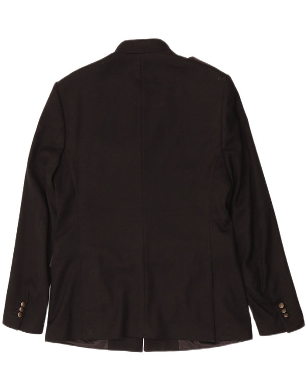 Zara Veste Blazer 5 Boutons Homme EU 54 XL Noir Polyester