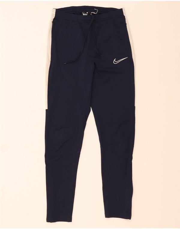 Nike Pantalon de survêtement Dri Fit pour homme Bleu marine Taille S