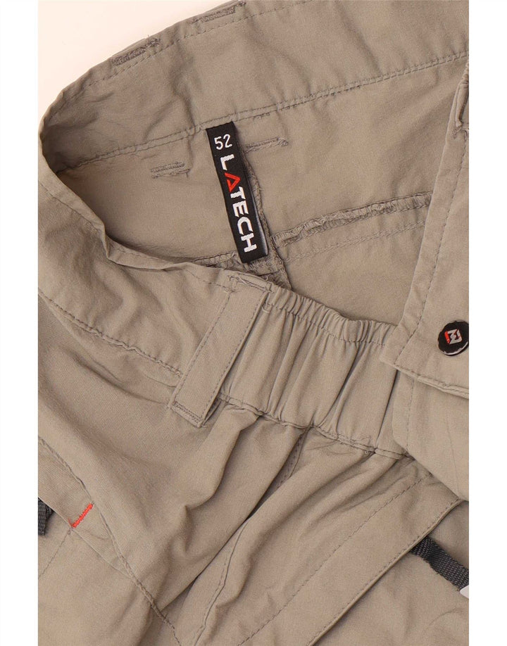 Short Cargo Vintage Homme IT 52 XL W38 Gris