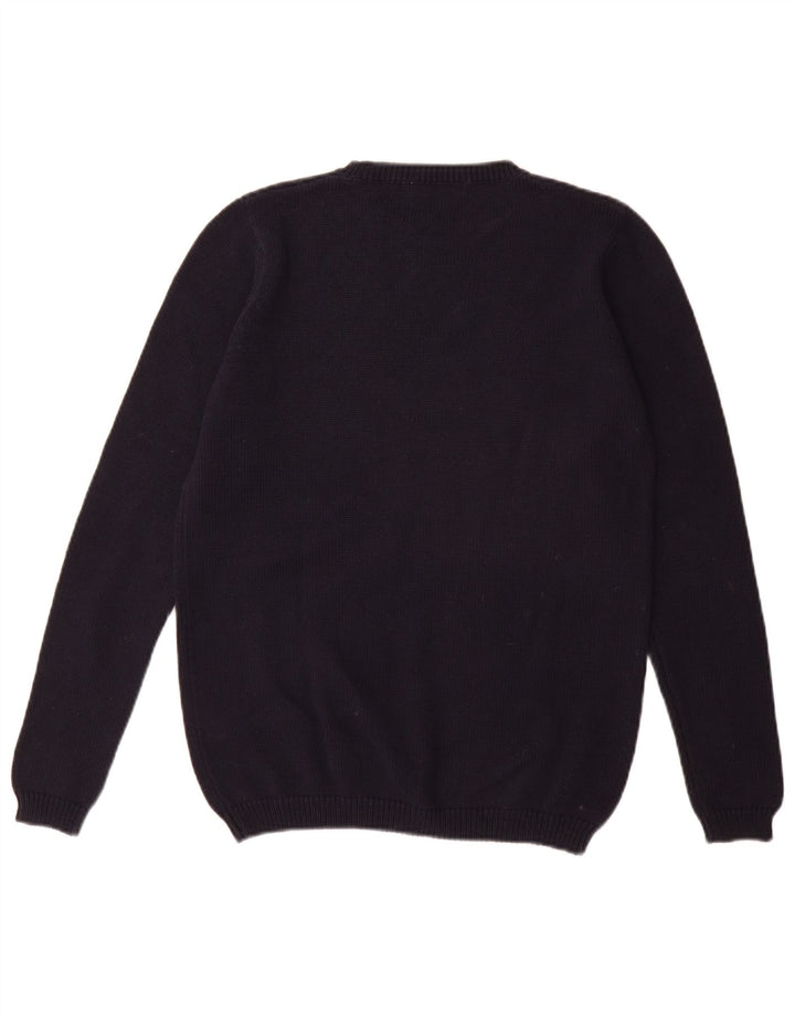 Marks & Spencer Pull Col Ras du Cou Homme Bleu Marine Moyen