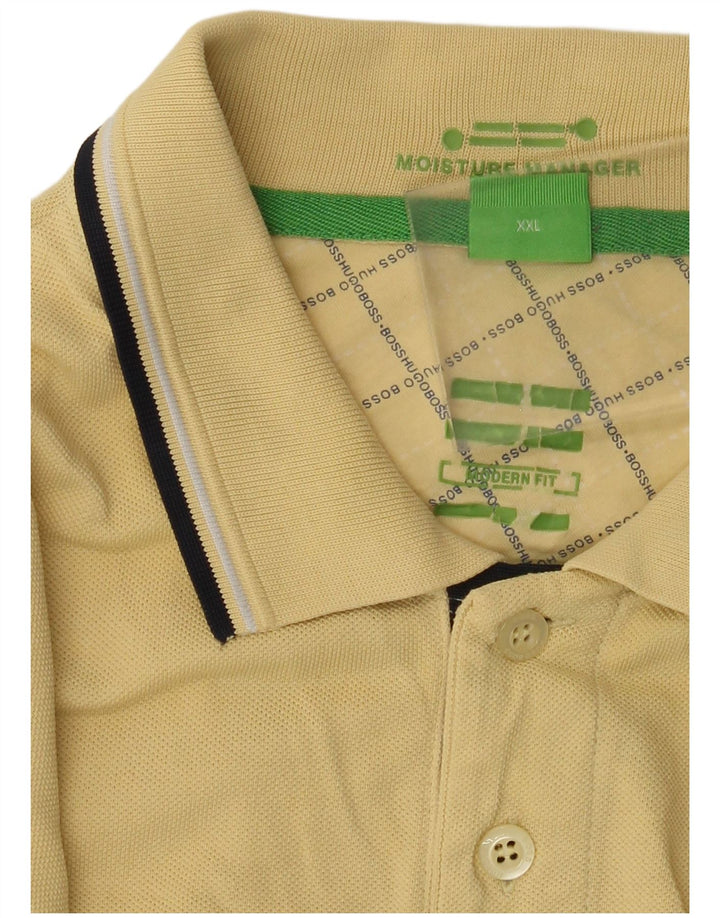 HUGO BOSS Polo Homme 2XL Jaune