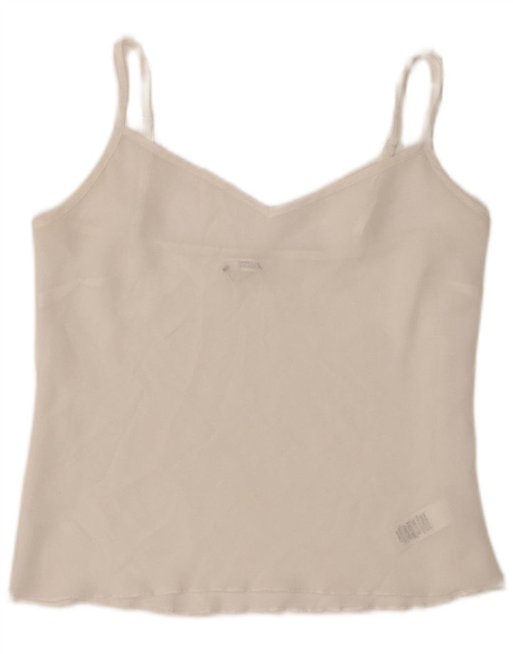 Marks & Spencer Haut caraco transparent pour femme UK 12 Polyester blanc moyen