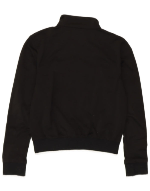 PUMA Veste de survêtement pour femme UK 8 Small Noir Colorblock Polyester