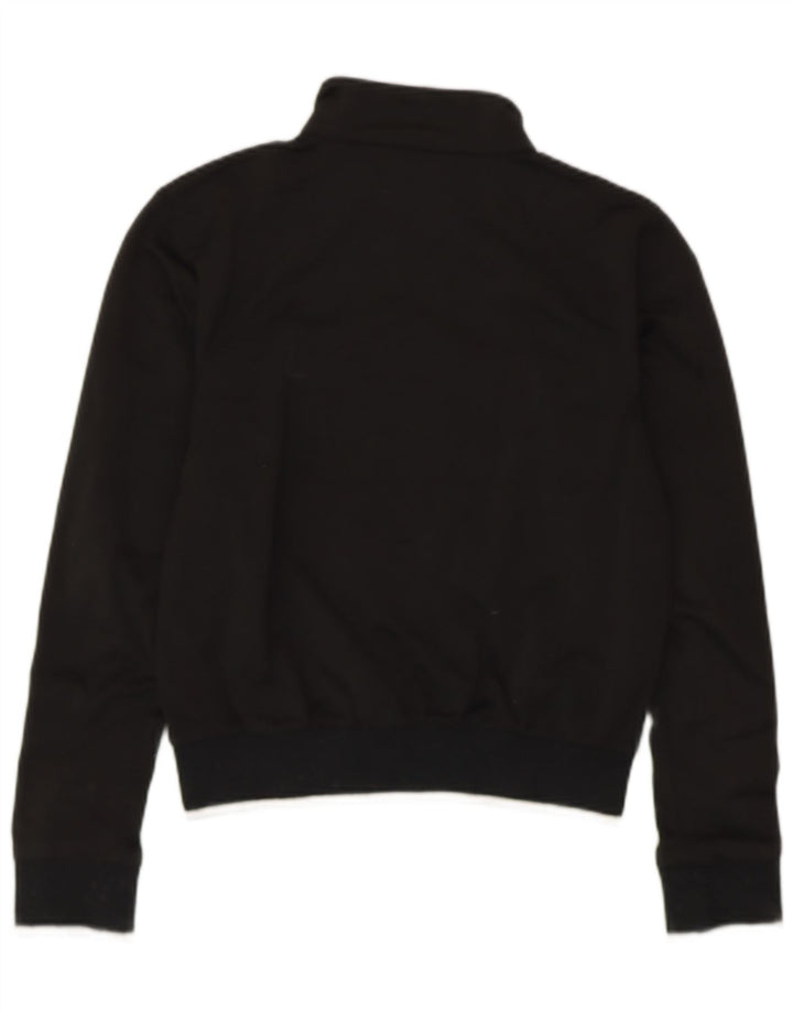 PUMA Veste de survêtement pour femme UK 8 Small Noir Colorblock Polyester