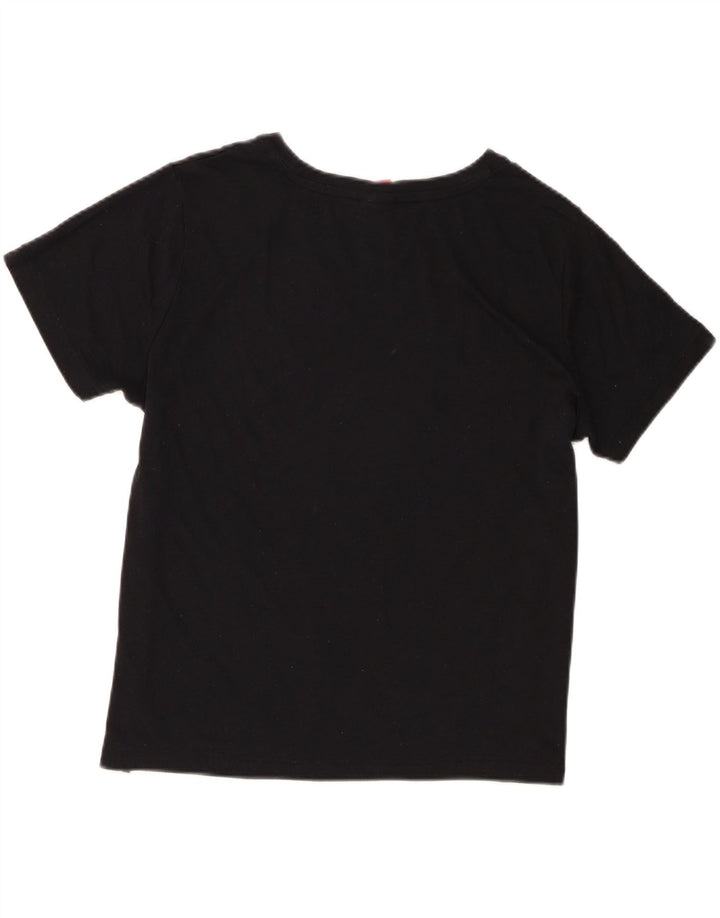 Nike T-shirt graphique pour femme UK 14 Large Noir