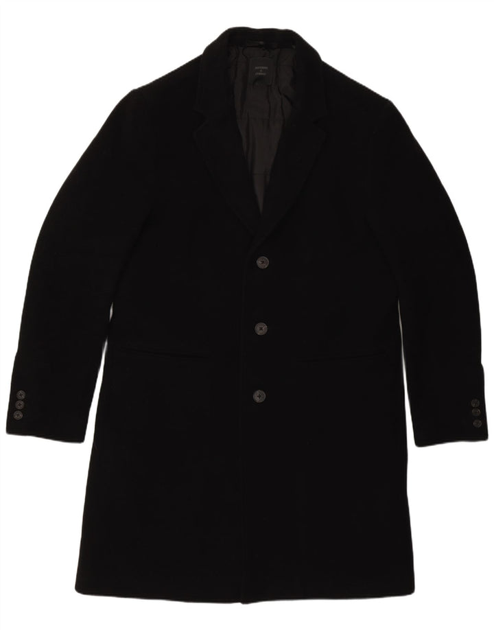 Superdry Manteau Homme UK 40 Large Laine Noire