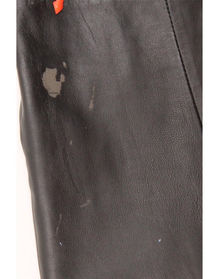 Conbipel Veste en Cuir Bomber Homme IT 48 Cuir Noir Moyen