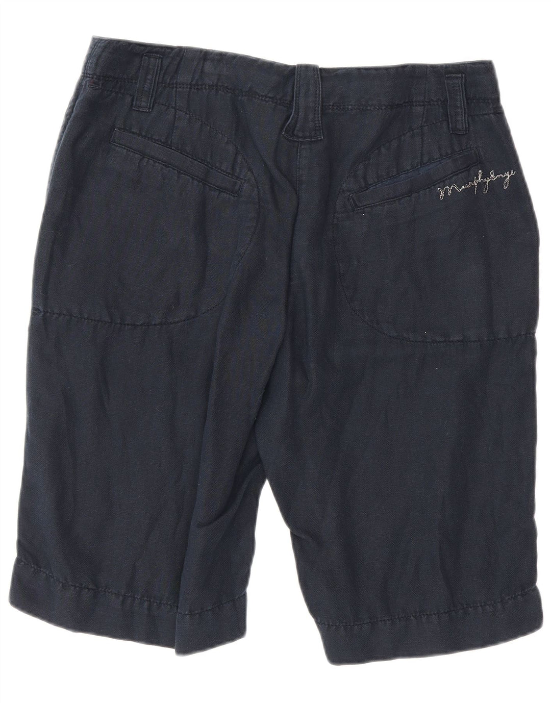 Murphy & Nye Short Chino Homme W33 Lin Bleu Marine Moyen