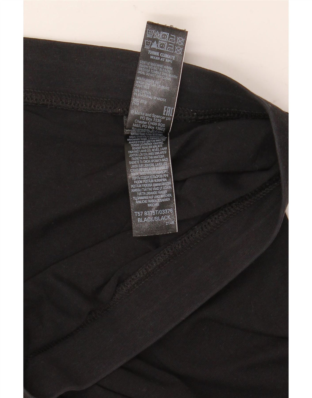 Marks & Spencer Leggings Femme UK 20 2XL Coton Noir
