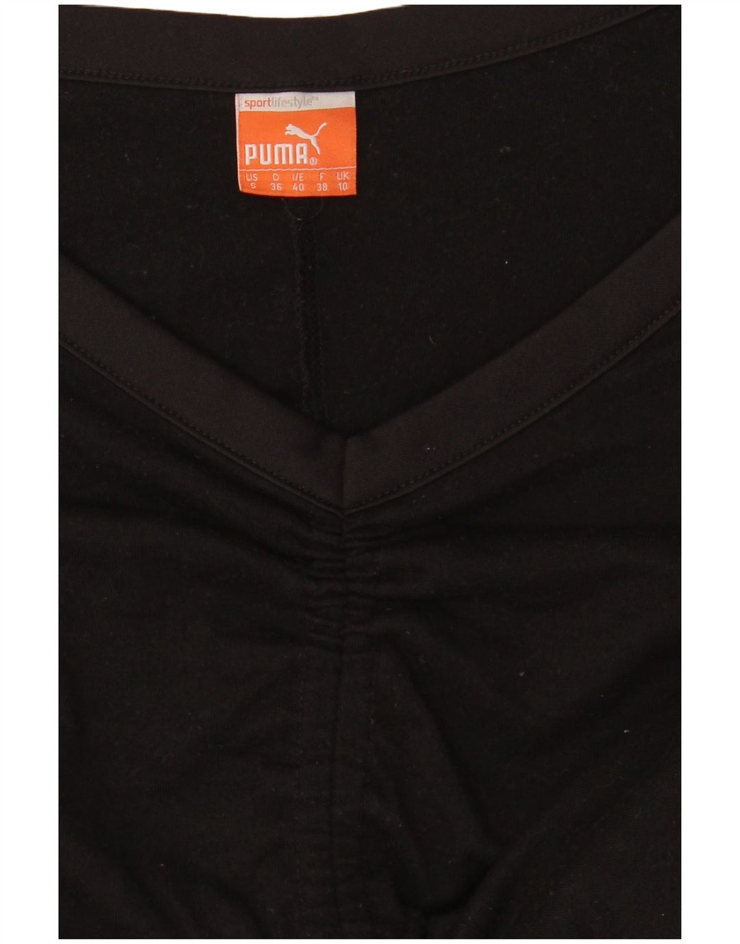 Puma Haut surdimensionné à manches longues pour femme UK 10 Small Noir