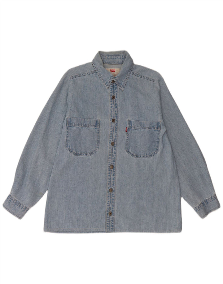 Levi's Chemise en Jean Homme Bleu Moyen Coton
