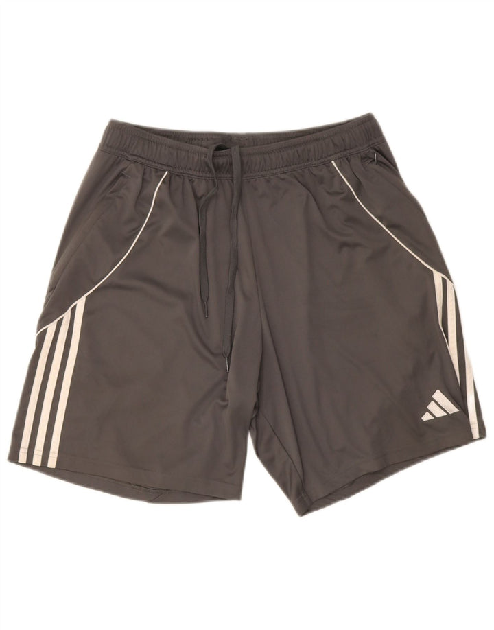 Adidas Short de sport Aeroready Regular Fit pour homme en polyester gris Taille L