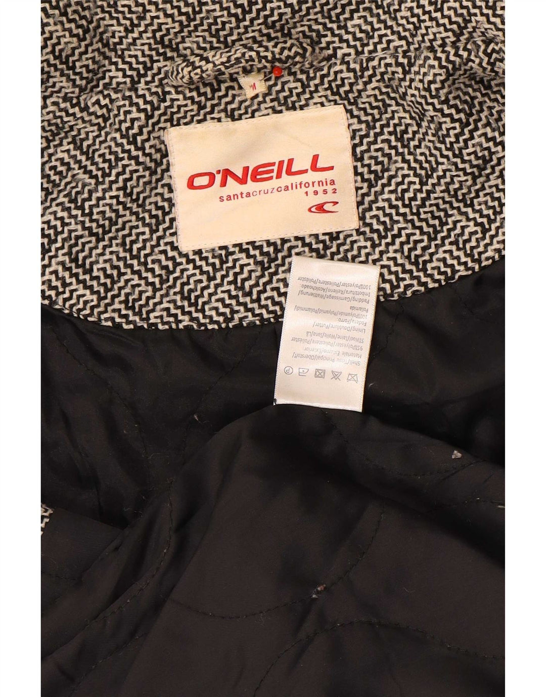 O'Neill Caban Femme UK 12 Polyester Géométrique Gris Moyen