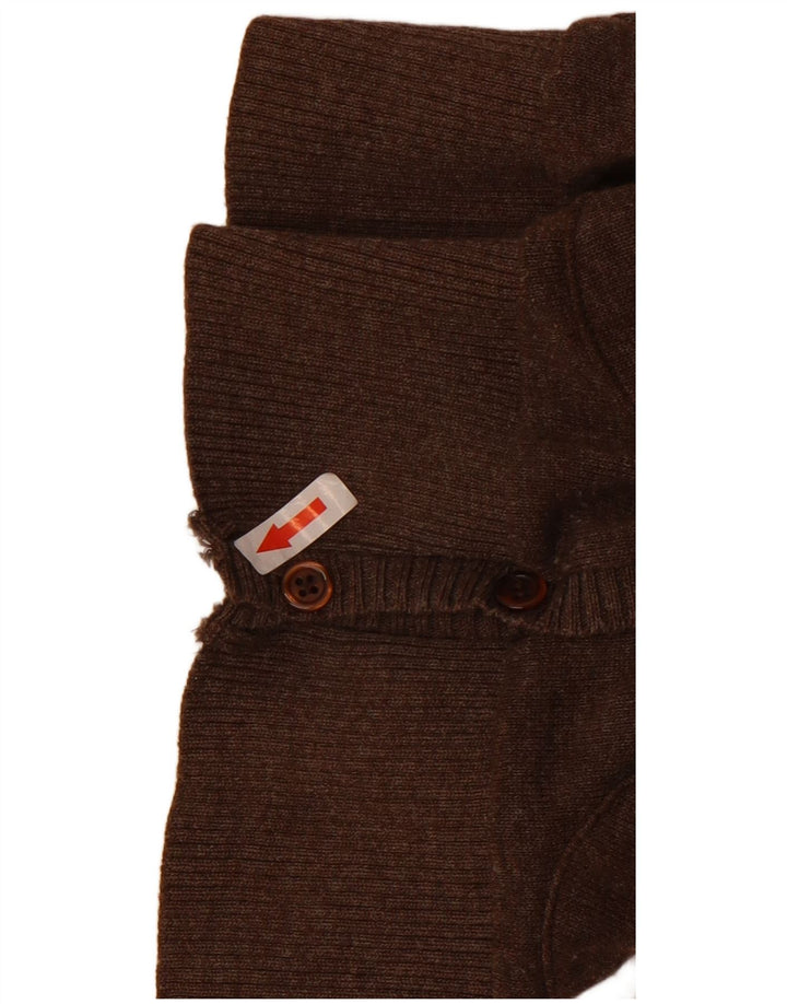 Zara Cardigan à manches 3/4 pour femme Marron moyen UK 12