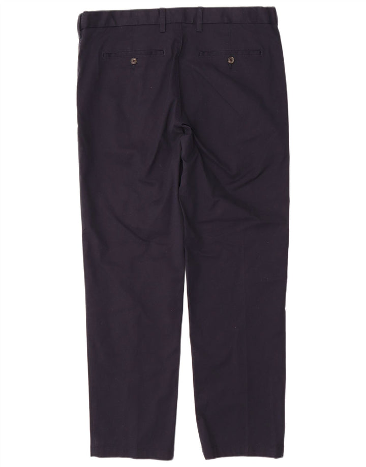 MARKS & SPENCER Pantalon Chino Coupe Regular Homme W38 L31 Bleu Marine Coton