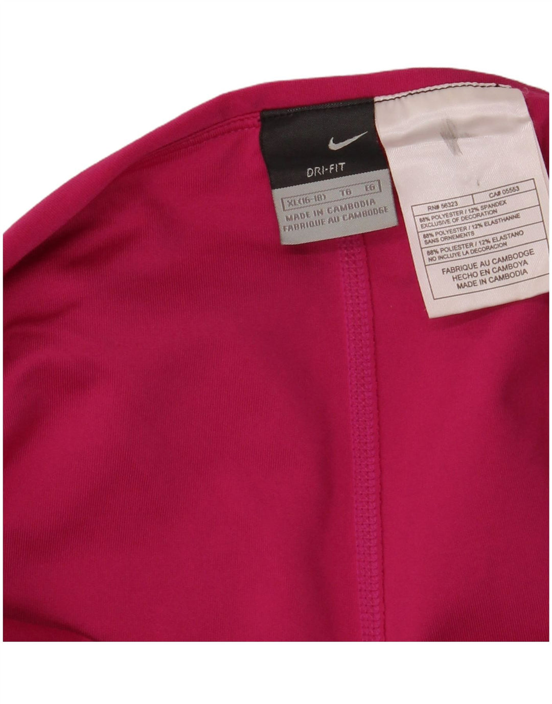 NIKE Jupe-short Dri Fit pour femme US 16/18 XL Rose Polyester
