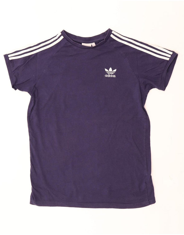Adidas T-Shirt Homme Haut Large Bleu Marine Coton