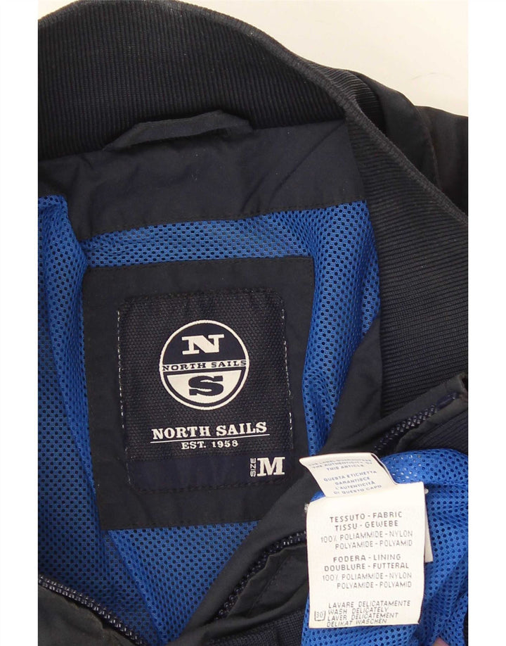 North Sails Veste Bomber Homme UK 38 Medium Bleu Marine Polyamide