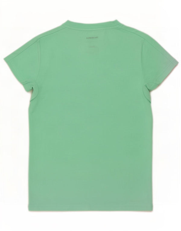 Adidas Filles Aeroready T-Shirt Top 11-12 ans Vert Polyester
