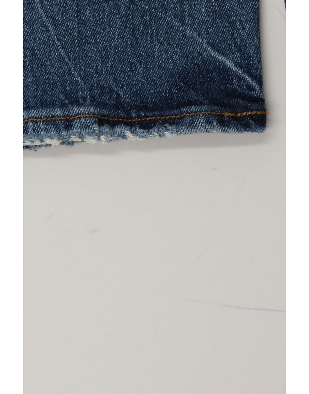 ABERCROMBIE & FITCH Jean droit extensible pour hommes W31 L32 coton bleu années 90