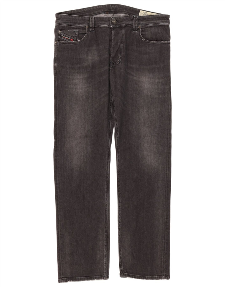 Diesel Jean Larkee Regular Droit Homme W38 L32 Gris Coton