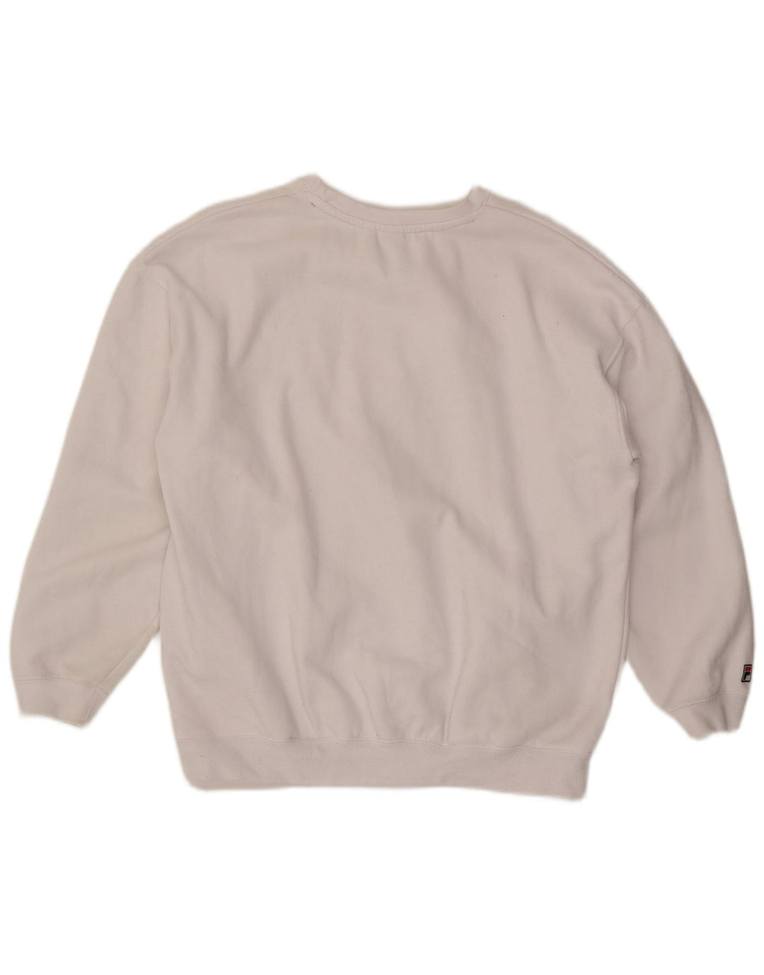 Fila Sweat-shirt graphique pour hommes, grand coton blanc