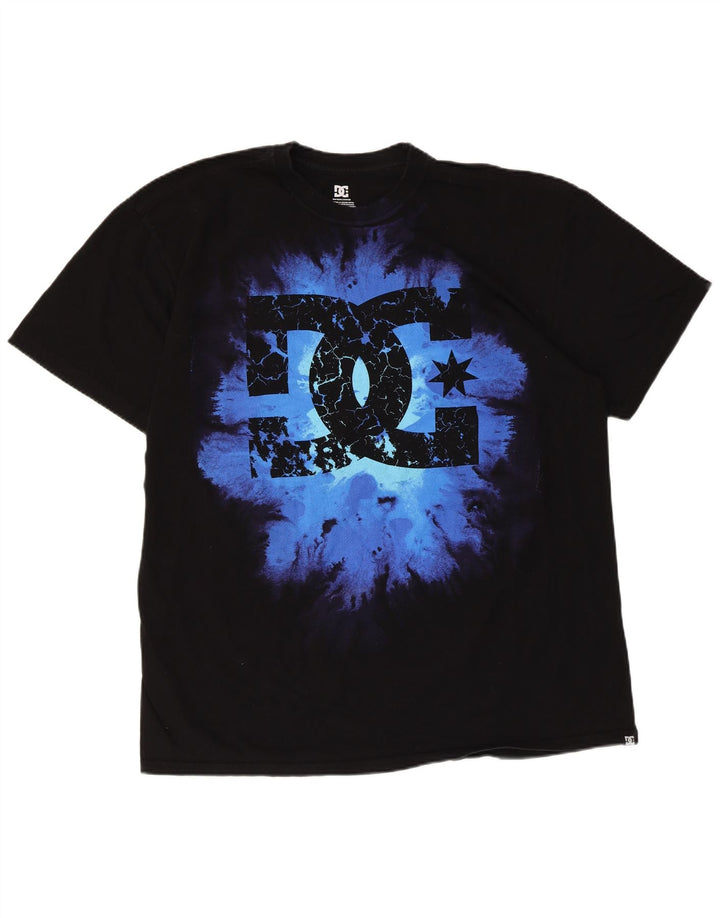 DC T-Shirt Graphique Homme Top XL Noir Coton