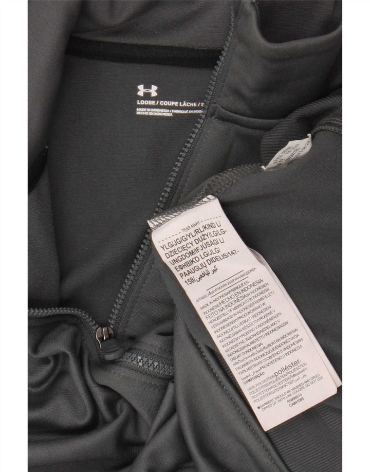 Under Armour Veste de Survêtement Garçon 11-12 ans Grand Gris Polyester