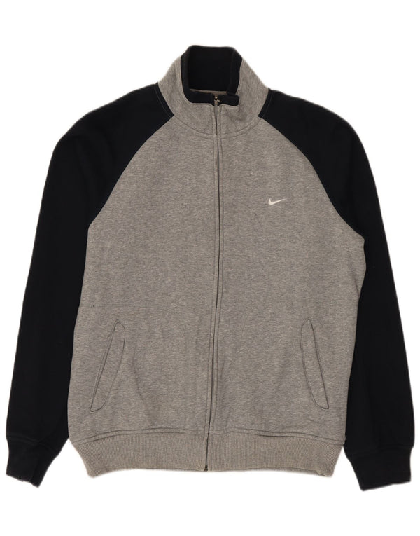 Nike Veste de survêtement pour homme UK 38/40 Gris moyen Colourblock Coton