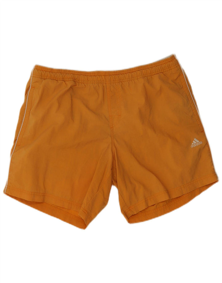 Adidas Short de Bain Homme Orange Moyen Polyamide