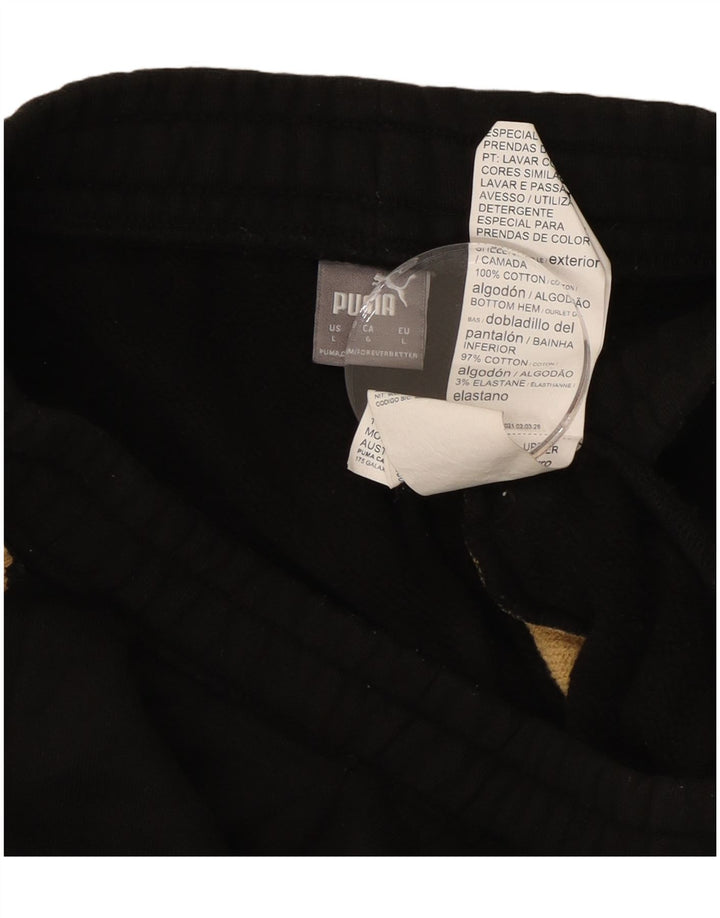 PUMA Pantalon de survêtement pour femme UK 44 Grand imprimé animal noir