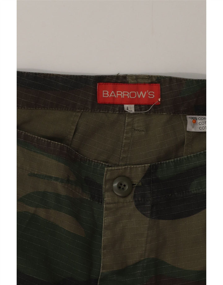 BARROW'S Pantalon Cargo Droit Homme Large W36 L34 Kaki Camouflage
