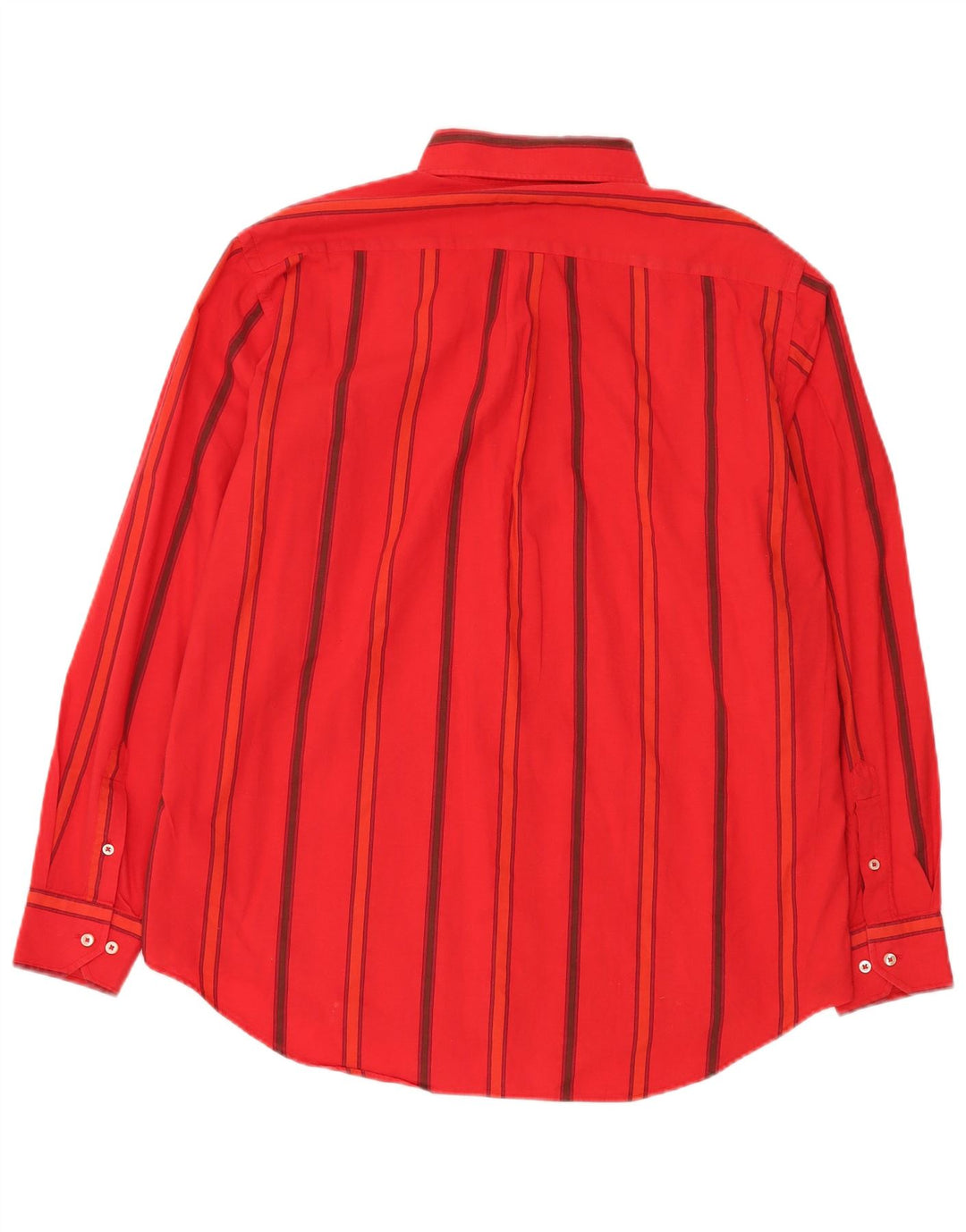 BEST COMPANY Chemise Homme Grande Rayure Rouge