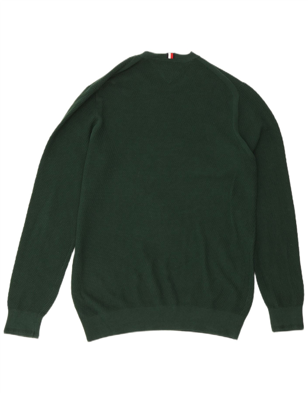 TOMMY HILFIGER Pull col rond homme XL vert coton
