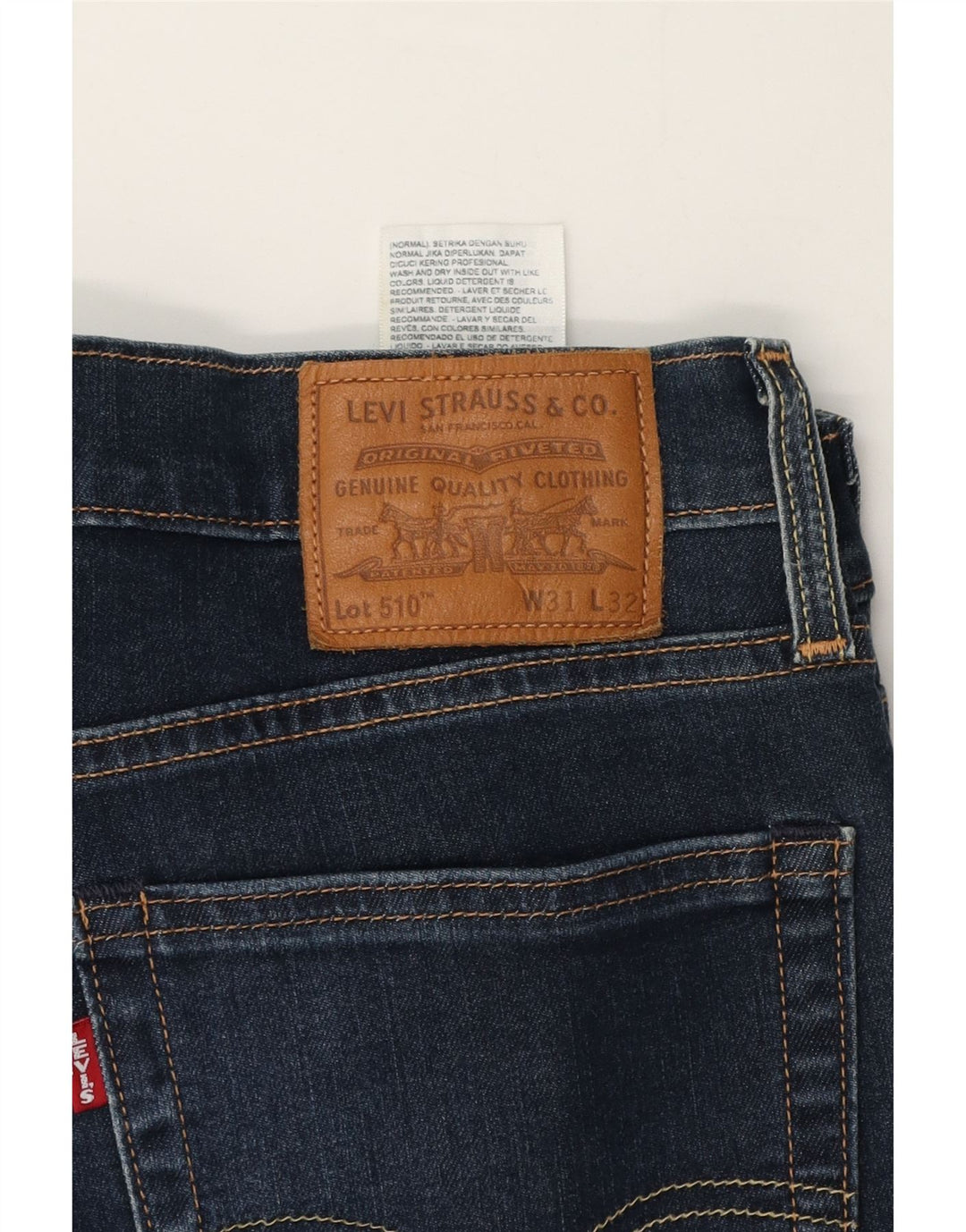Levi's Jean Skinny W31 L32 Homme Bleu Coton