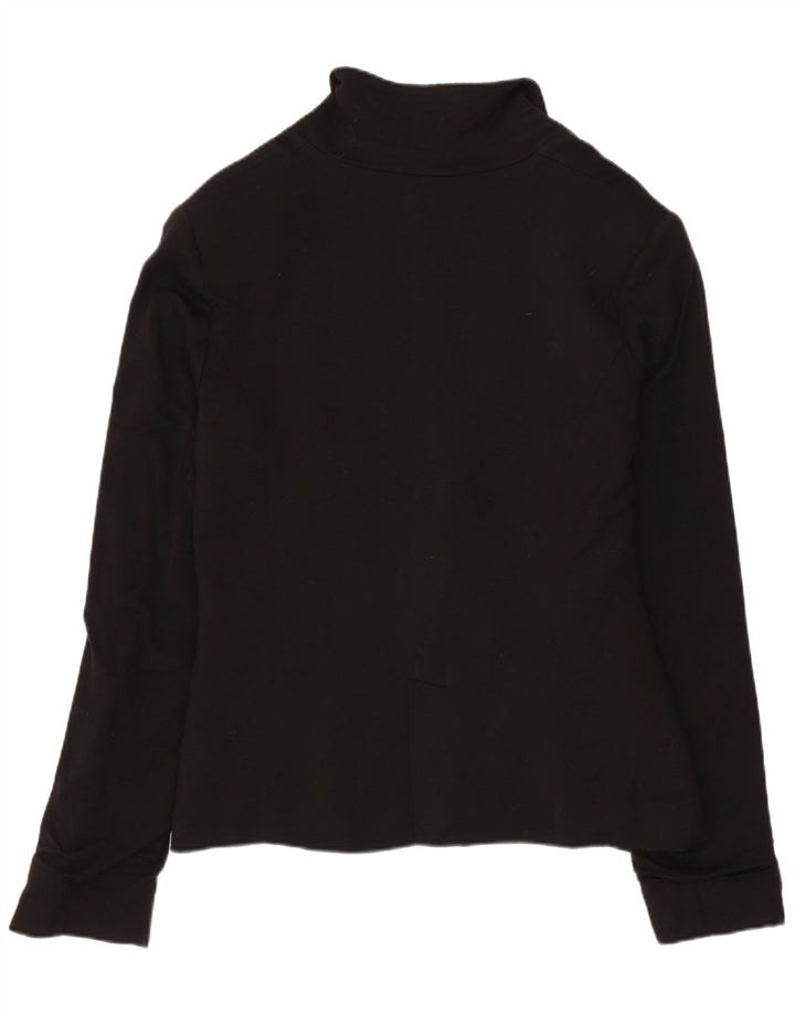 Desigual Veste Blazer Graphique 1 Bouton Femme EU 40 Coeur Noir Moyen