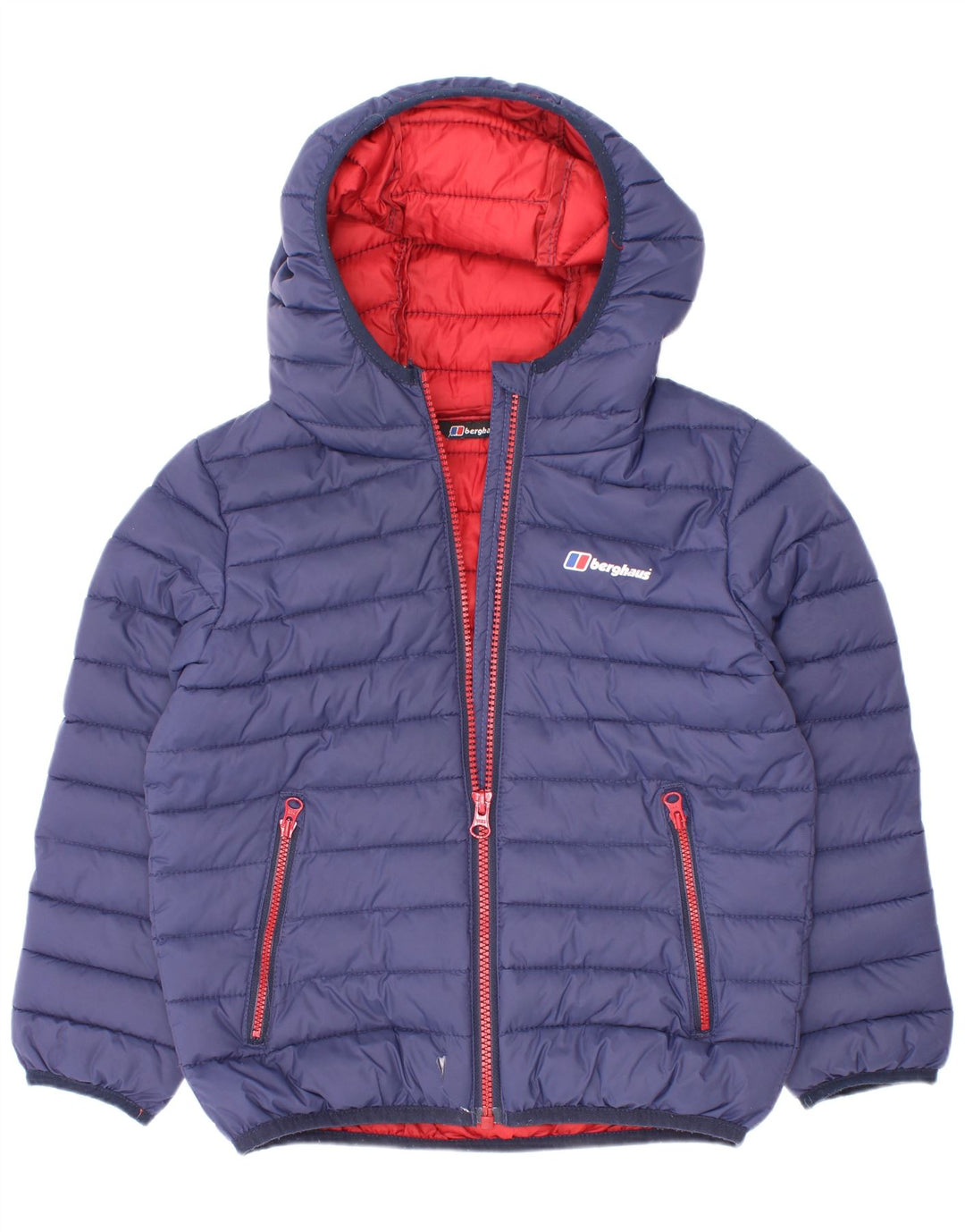 Berghaus Veste matelassée à capuche garçon 3-4 ans bleu marine polyamide