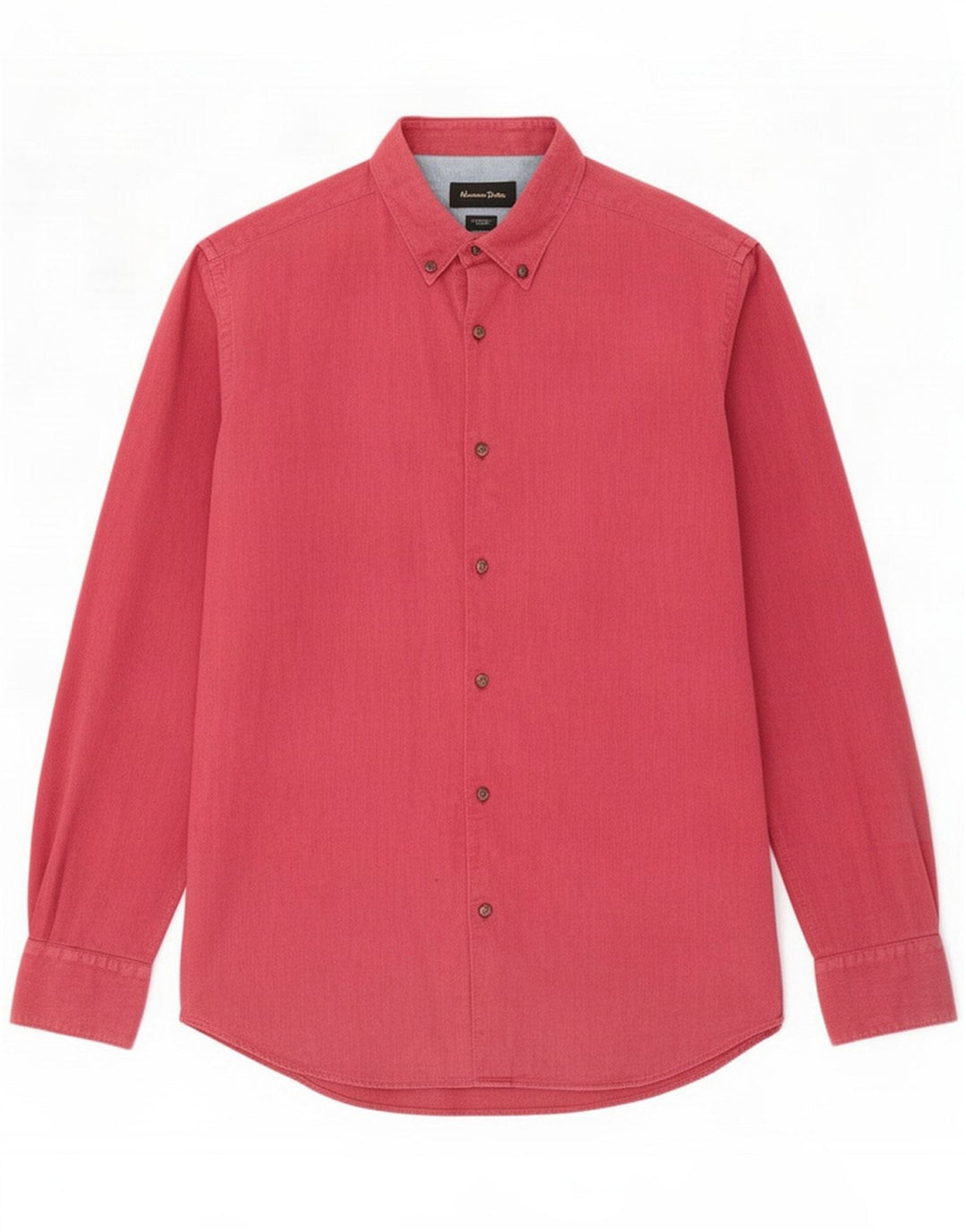 Massimo Dutti Chemise Homme Rose Moyen