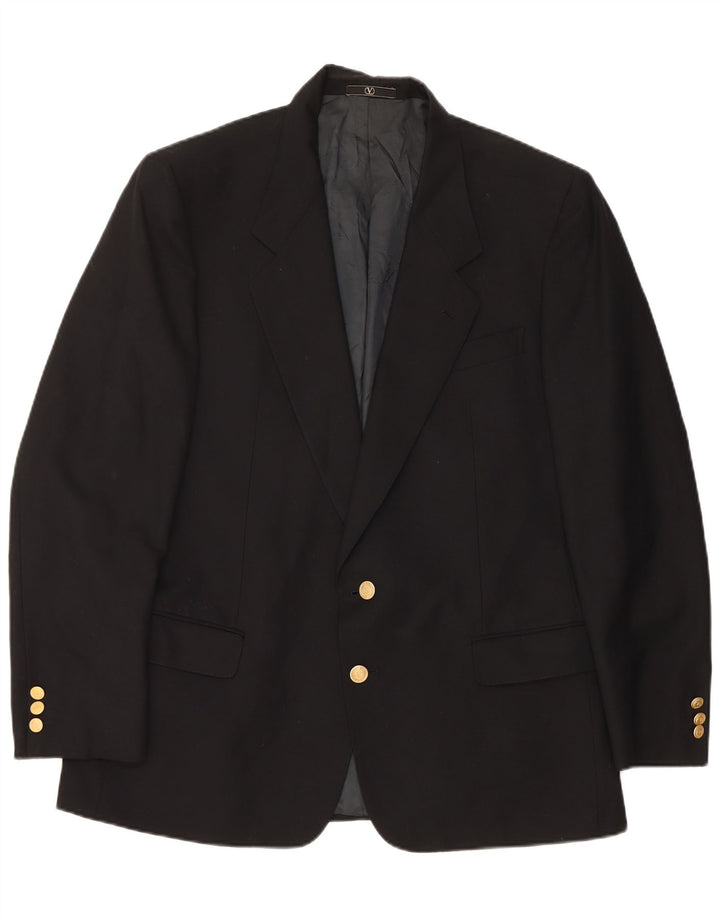 Valentino Veste blazer à 2 boutons pour homme UK 38 Noir moyen
