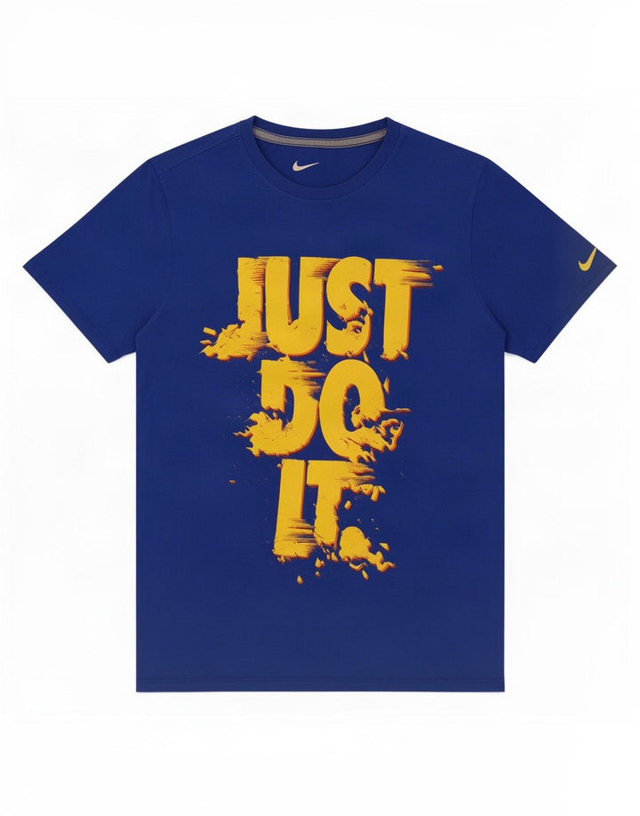 Nike Homme Athletic Cut Graphic T-Shirt Haut Bleu Moyen