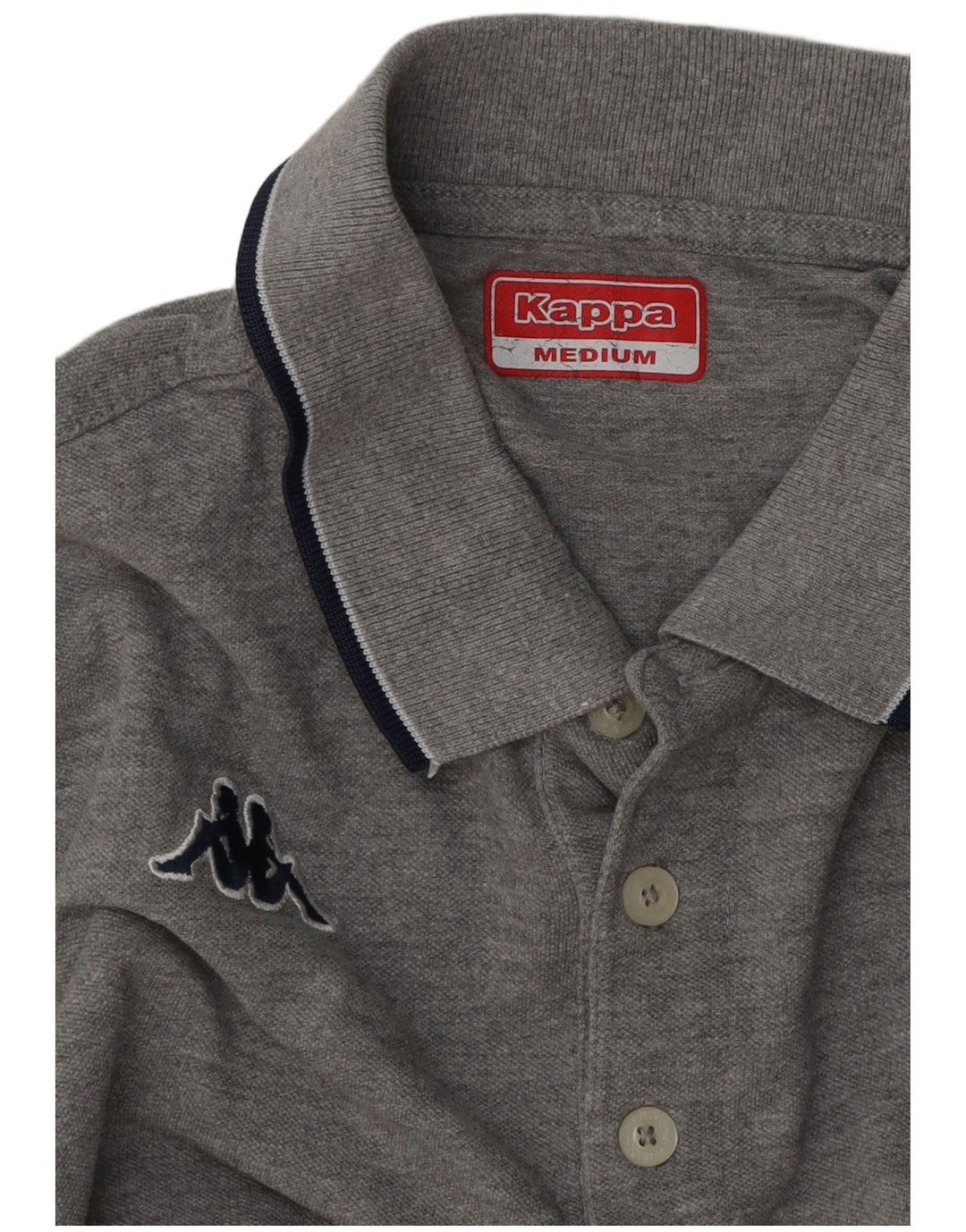 Kappa Polo Garçon 13-14 ans Gris Moyen Coton