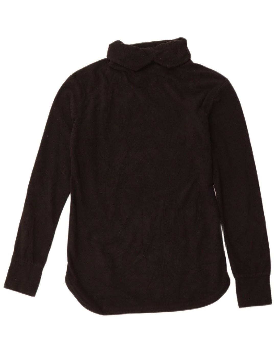 Adidas Pull polaire à col roulé pour femme UK 10 Petit Noir Polyester