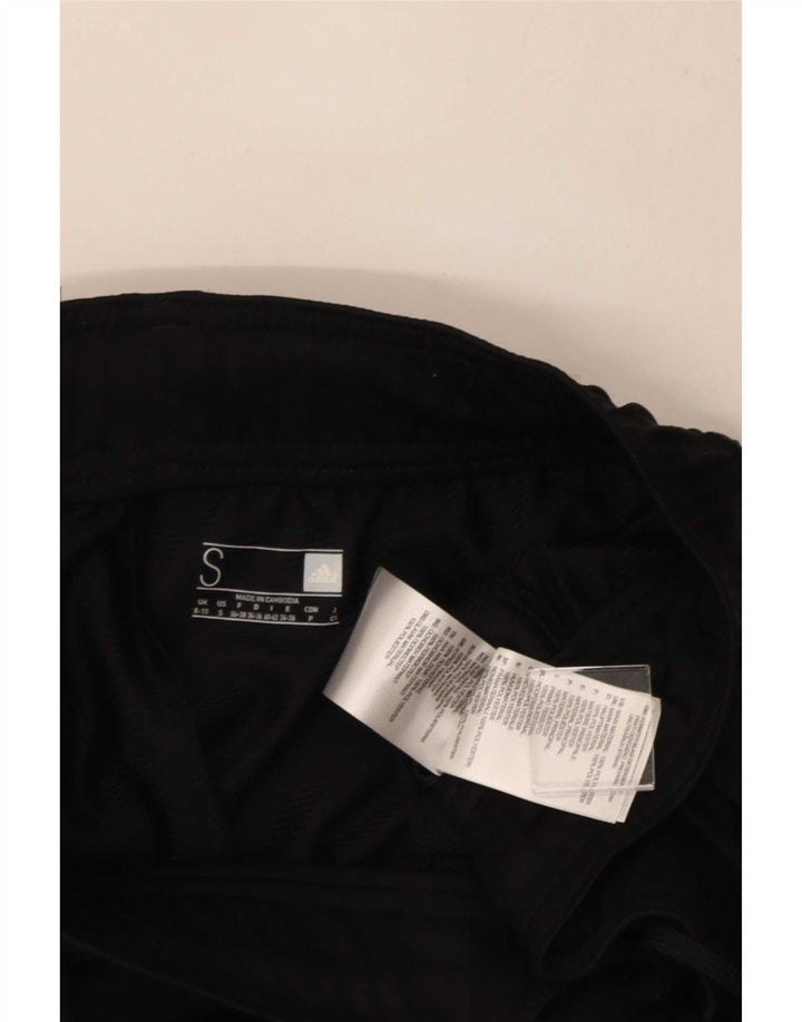 Adidas Pantalon de survêtement pour femme UK 8/10 Small Noir Polyester